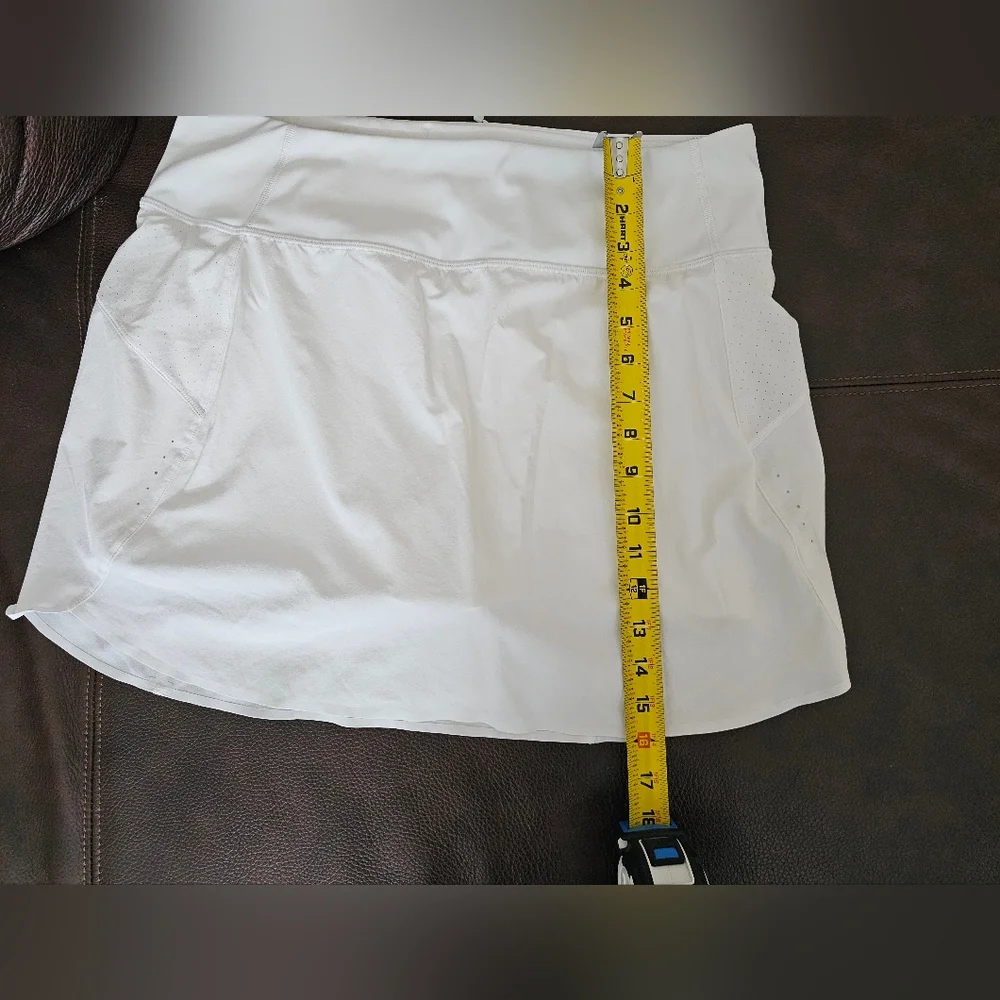 Athleta White Run With It Athletic Skort 16" - Picture 1 of 11